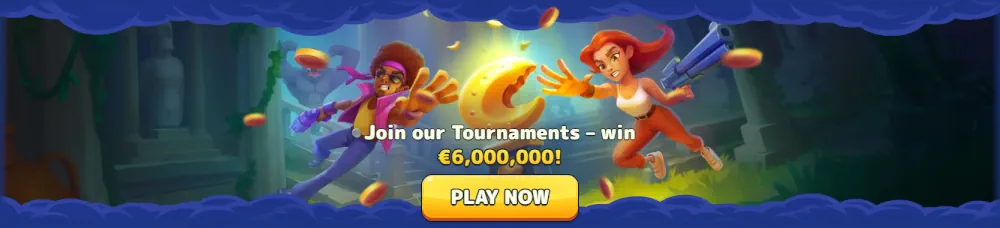 Banner promocional del torneo con pozo de premios de €6,000,000 de Pistolo.